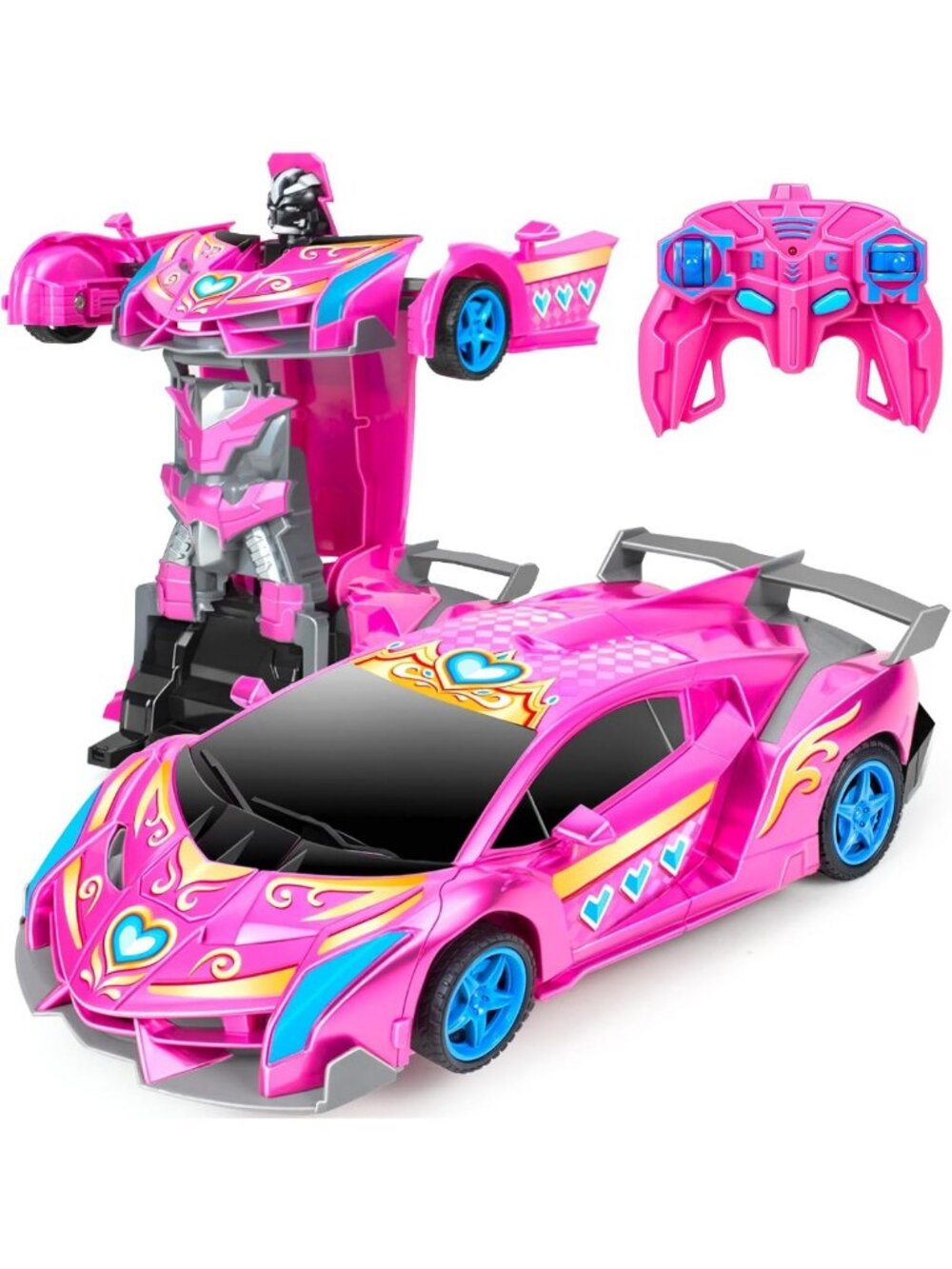 2-in-1 Remote Control Robot Car - Deformation & 360° Drifting Toy for Kids 3-12